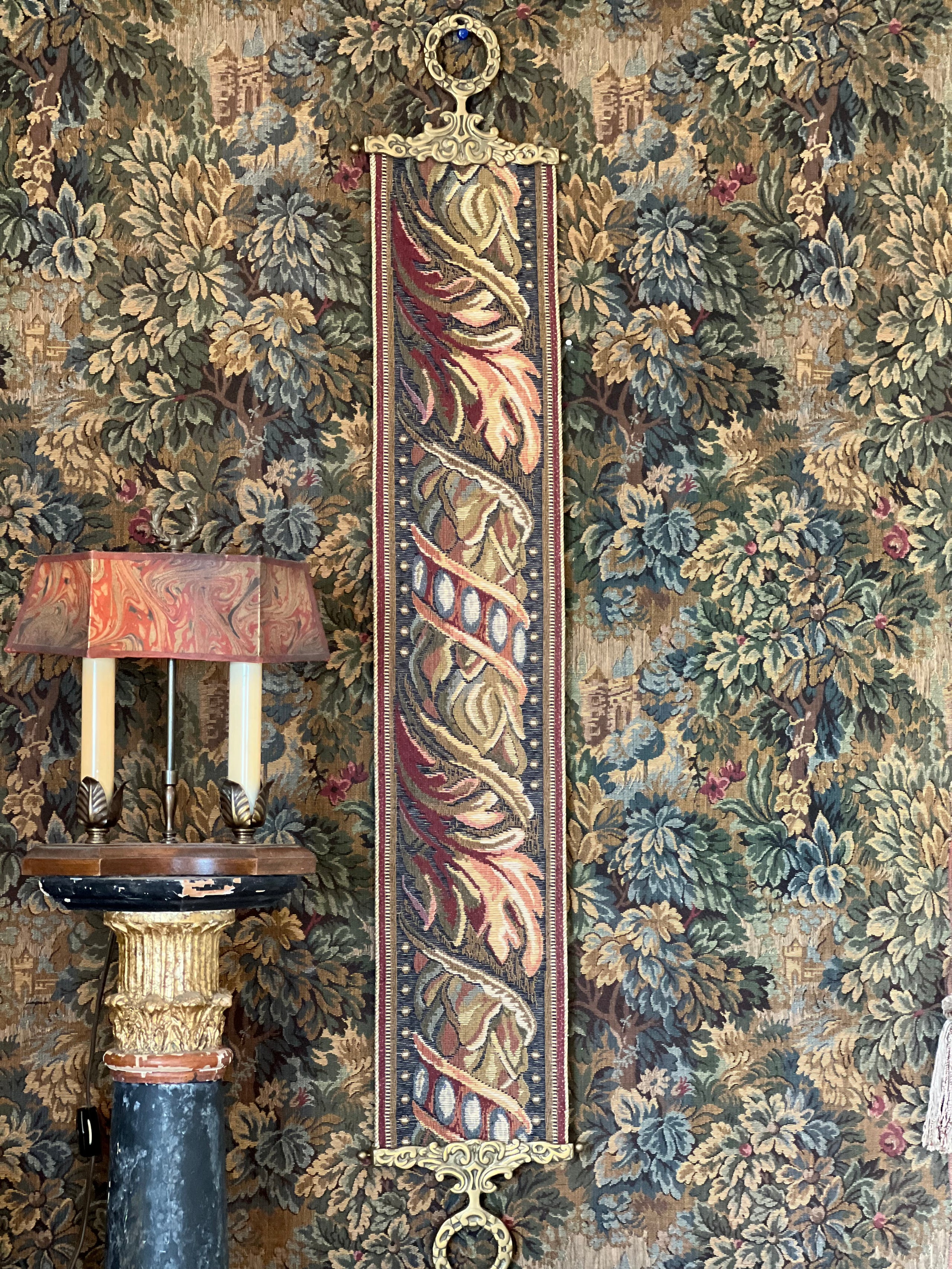 Tapestry bell pull wall hanging cheap